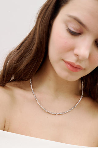 Tiny Charm Bangle Silver