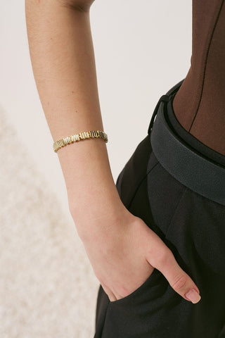 Blocks Bracelet Gold