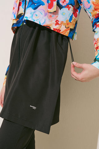 Zip-Front 3-Piece Modest Swim Set Color Brush