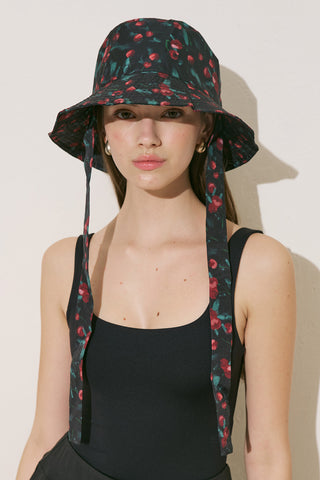 Bucket Hat With String Cherry