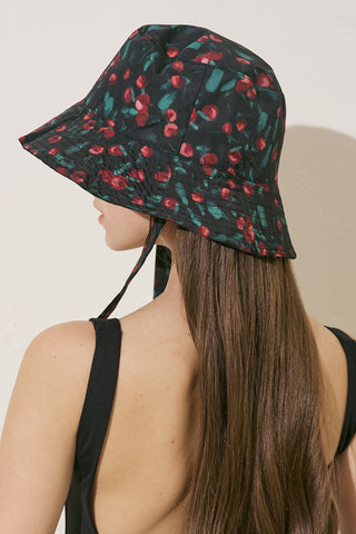 Bucket Hat With String Cherry