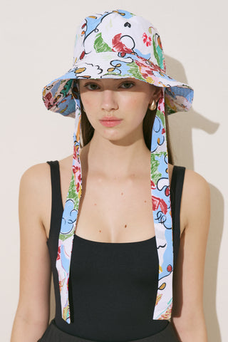 Bucket Hat With String Summer