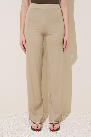 Wide Leg Swim Pants Green