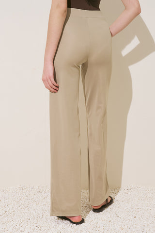 Wide Leg Swim Pants Green