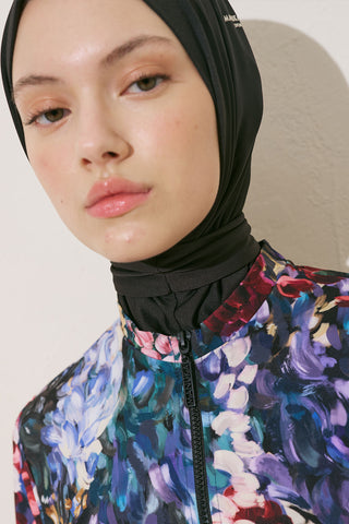 Printed Wrap Swimsuit Color Palette