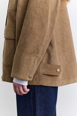 Velvet Worker Jacket Camel