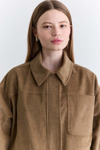 Velvet Worker Jacket Camel