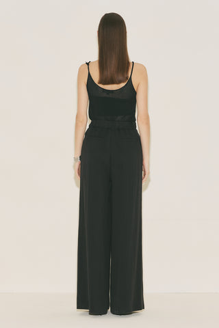 Tansy Pleated Trousers Black