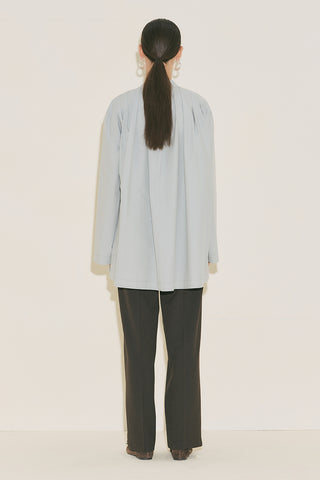 Pleated Tunic Blue