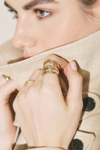 Helen Ring Set Gold