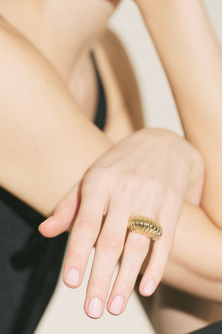 Shell Ring Gold