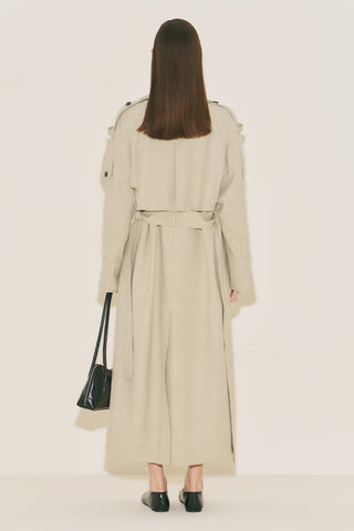 Limited Edition Wide Sleeve Trench Coat Green