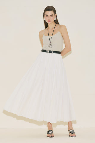 Zeya Panelled Skirt Ecru