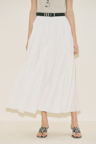Zeya Panelled Skirt Ecru