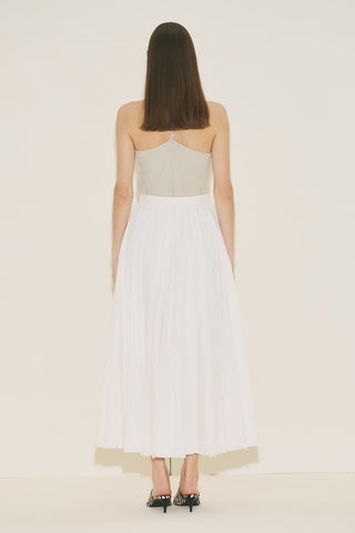 Zeya Panelled Skirt Ecru