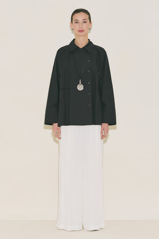 Tansy Pleated Trousers Ecru