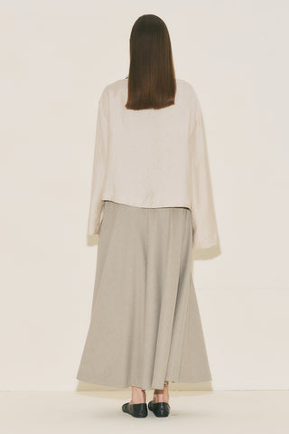 Textured Drape Blouse Stone