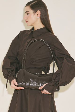 Kera Baguette Bag Brown