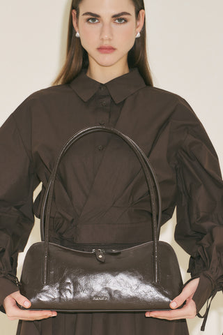 Kera Baguette Bag Brown