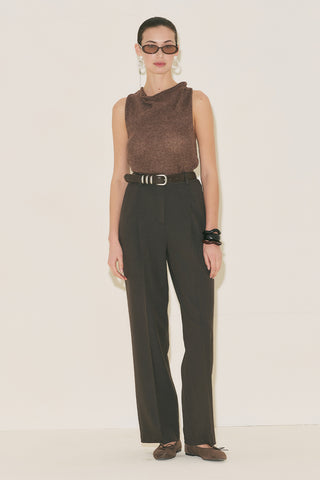 Yui Palazzo Trousers Brown