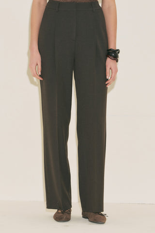 Yui Palazzo Trousers Brown