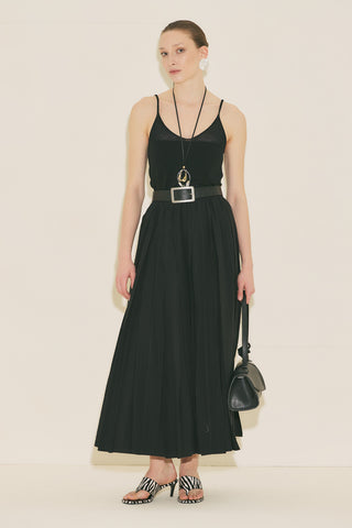 Zeya Panelled Skirt Black