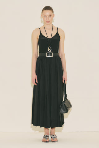 Zeya Panelled Skirt Black
