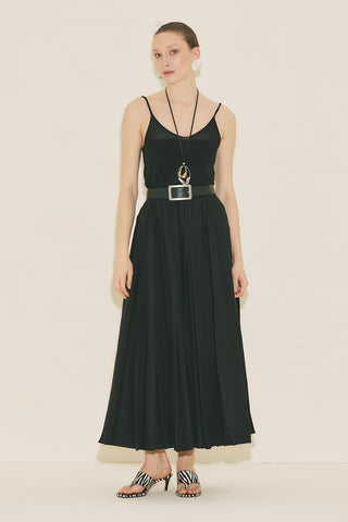 Zeya Panelled Skirt Black