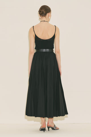 Zeya Panelled Skirt Black