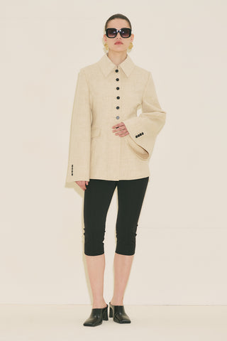Limited Edition Fitted Blazer Beige