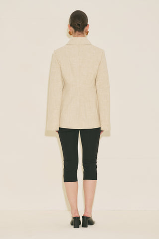 Limited Edition Fitted Blazer Beige