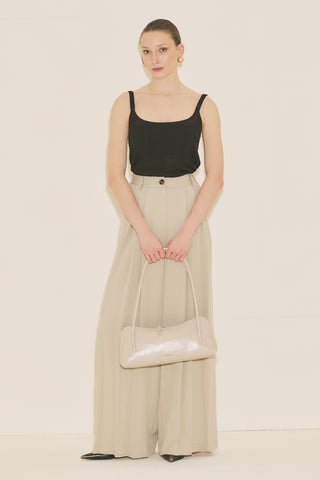 Tansy Pleated Trousers Beige