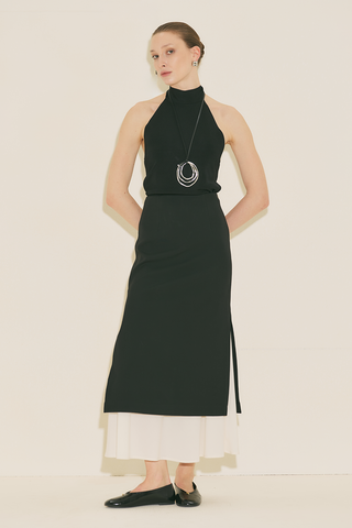 Limited Edition Tiered Skirt Black