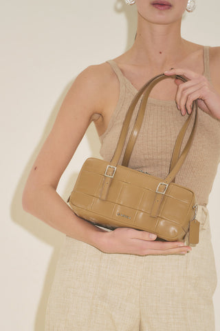 Raina Baguette Bag Camel