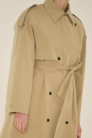 Malia Double Collar Trench Coat Sand