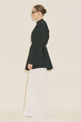 Pleated Tunic Black