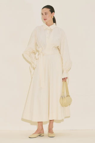 Labeca Tie Front Shirt Vanilla