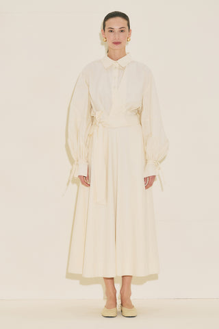 Labeca Tie Front Shirt Vanilla