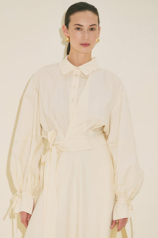 Labeca Tie Front Shirt Vanilla