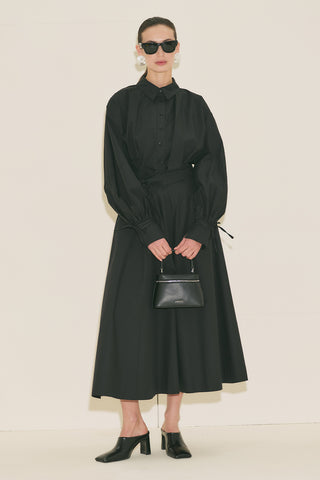 Labeca Tie Front Shirt Black