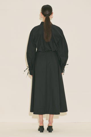 Labeca Tie Front Shirt Black