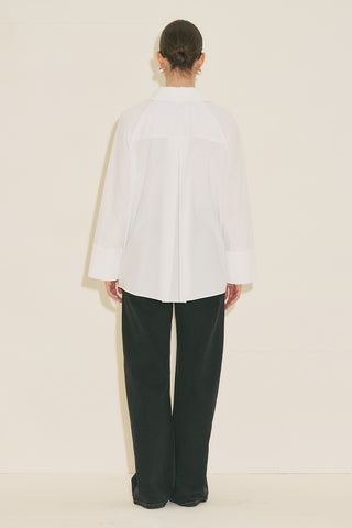 Milo Double Breasted Shirt Ecru