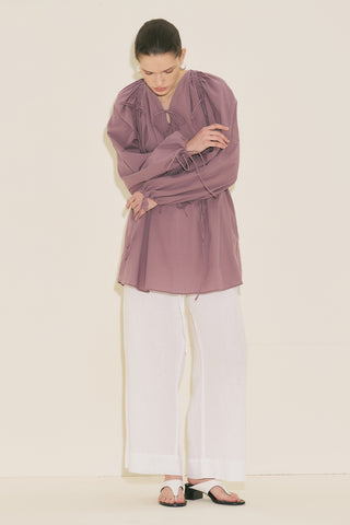 Tie Detail Tunic Pink