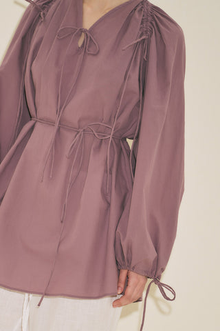Tie Detail Tunic Pink