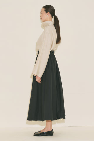 Textured Drape Blouse Stone