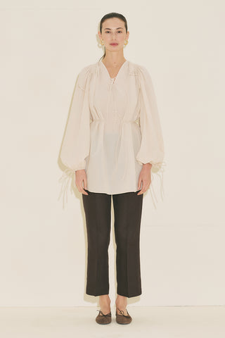 Tie Detail Tunic Vanilla