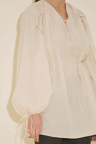 Tie Detail Tunic Vanilla