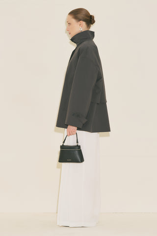 Ria Statement Trench Coat Anthracite