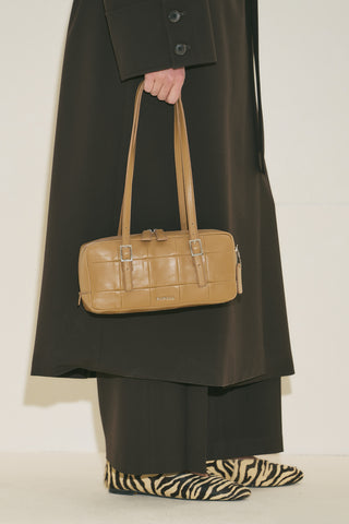 Raina Baguette Bag Camel