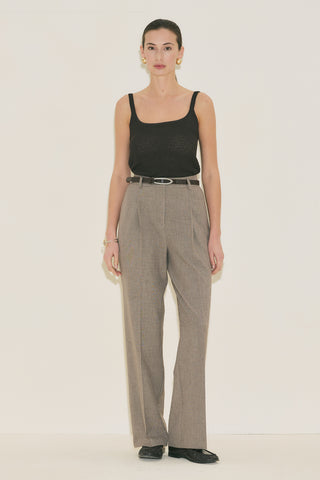 Yui Palazzo Trousers Mink